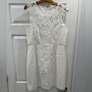 Lilly Pulitzer White Lace Mini Dress